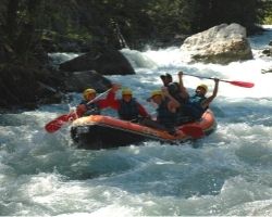 Rafting Sportif Serre Chevalier le rapide d'entrée