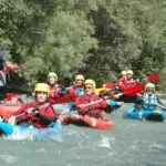 Groupe en Airboat à Serre Chevalier