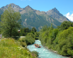 Rafting sur la Guisane à Serre Chevalier