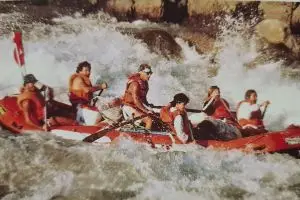 Descente en rafting dans les années 80